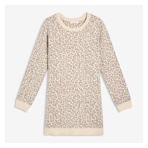 Kid Girls' Sweater Dress - Linen