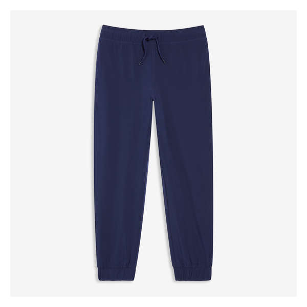 Kid Girls' Four-Way Stretch Active Jogger - Navy