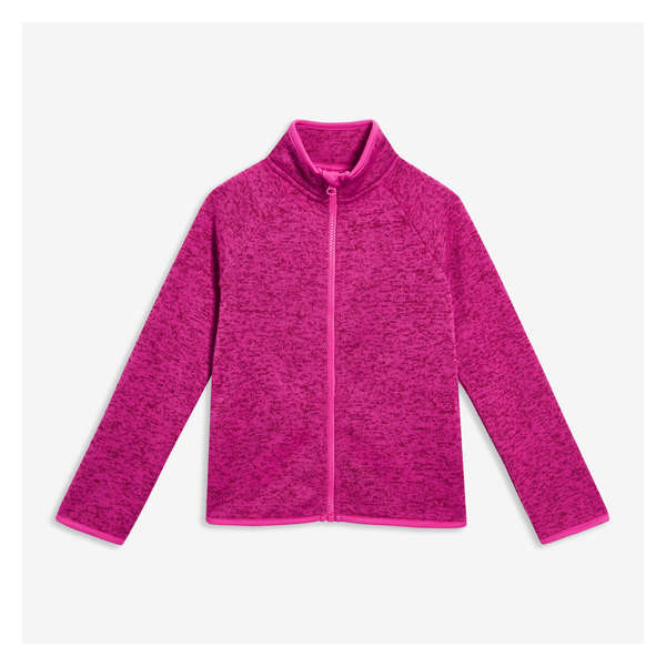 Kid Girls' Fleece Active Jacket - Pink