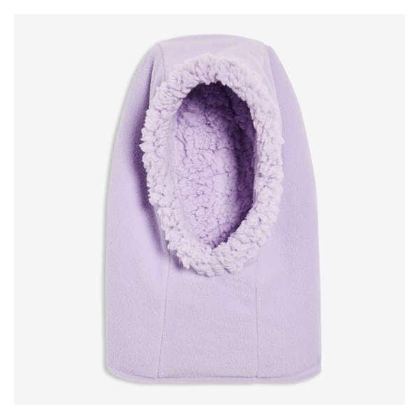 Kid Girls' Fleece Face Cover - Light Purple