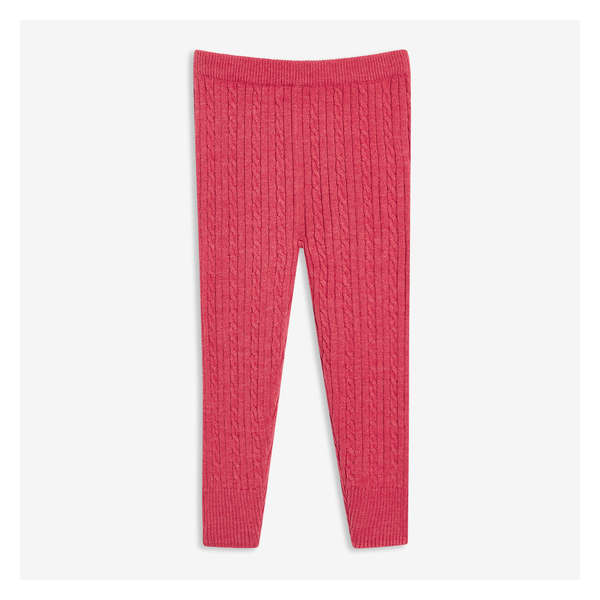 Cable Knit Legging - Rose