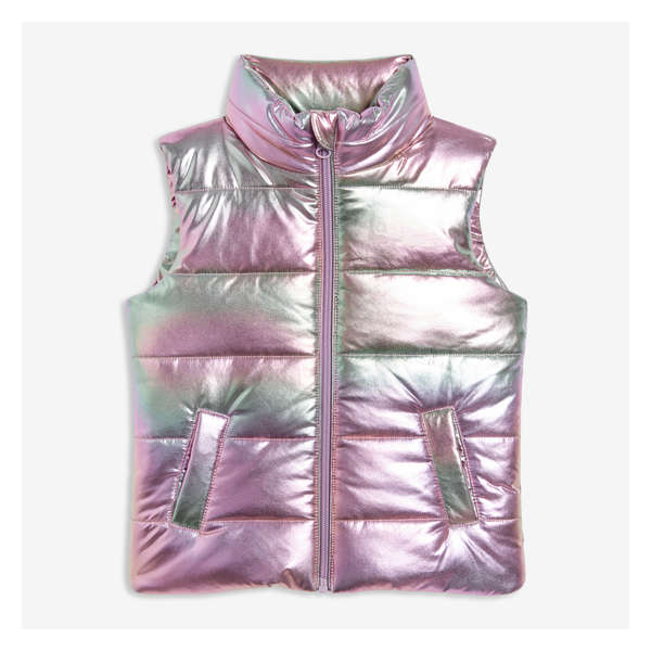 Toddler Girls' Vest with PrimaLoft® - White