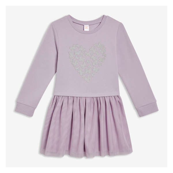 Toddler Girls' Tulle Skirt Dress - Lavender