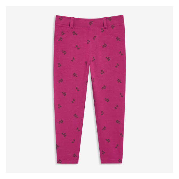 Toddler Girls' Terry Pant - Purple Cabbage