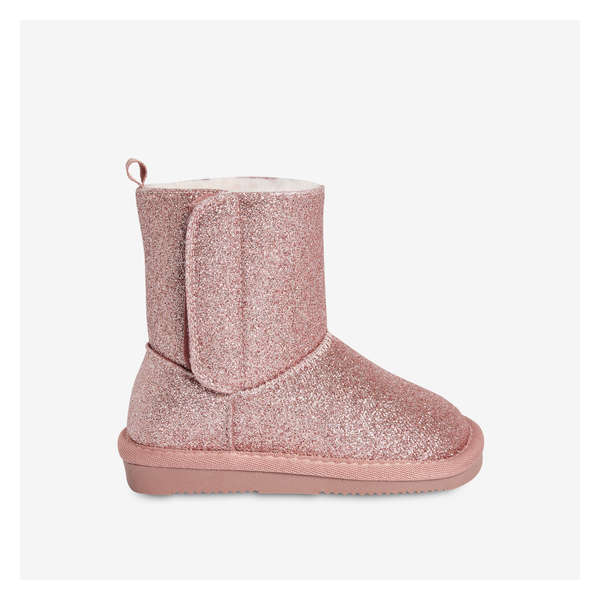 Toddler Girls' Glitter Boots - Pink