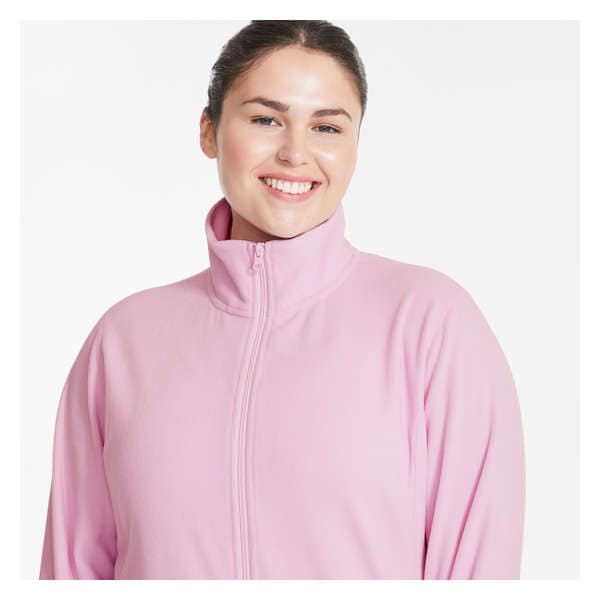 Women+ Fleece Jacket - Light Pink