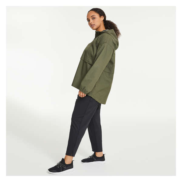 Women+ Packable Half-Zip Jacket - Army Green