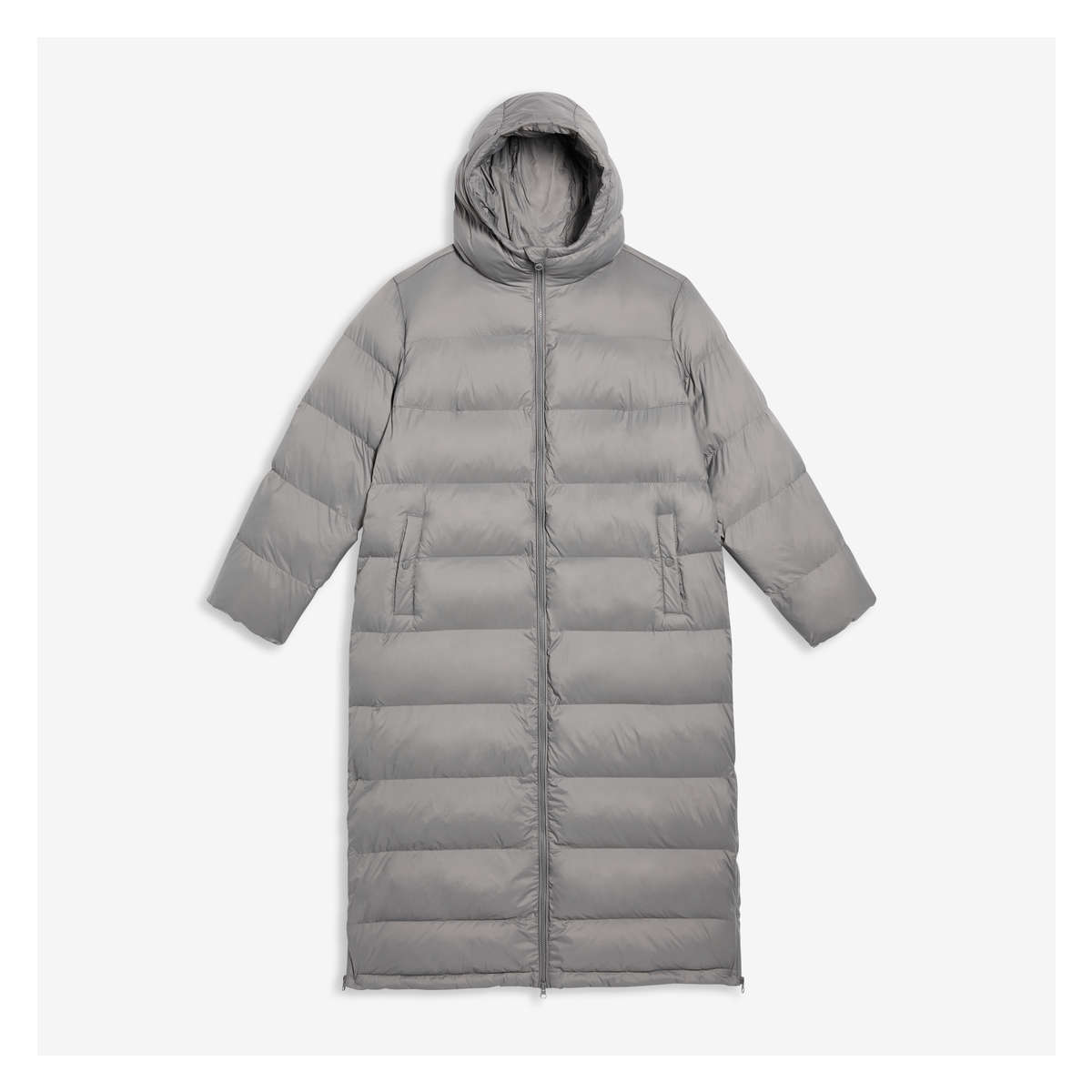 Women+ Long Puffer Jacket with 