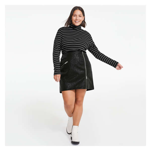 Women+ Zip Skirt - JF Black