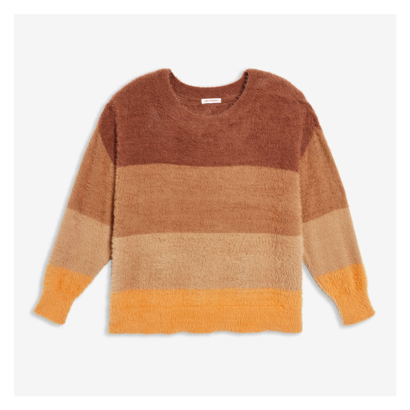 Women+ Ombre Sweater in Dark Brown Mix 