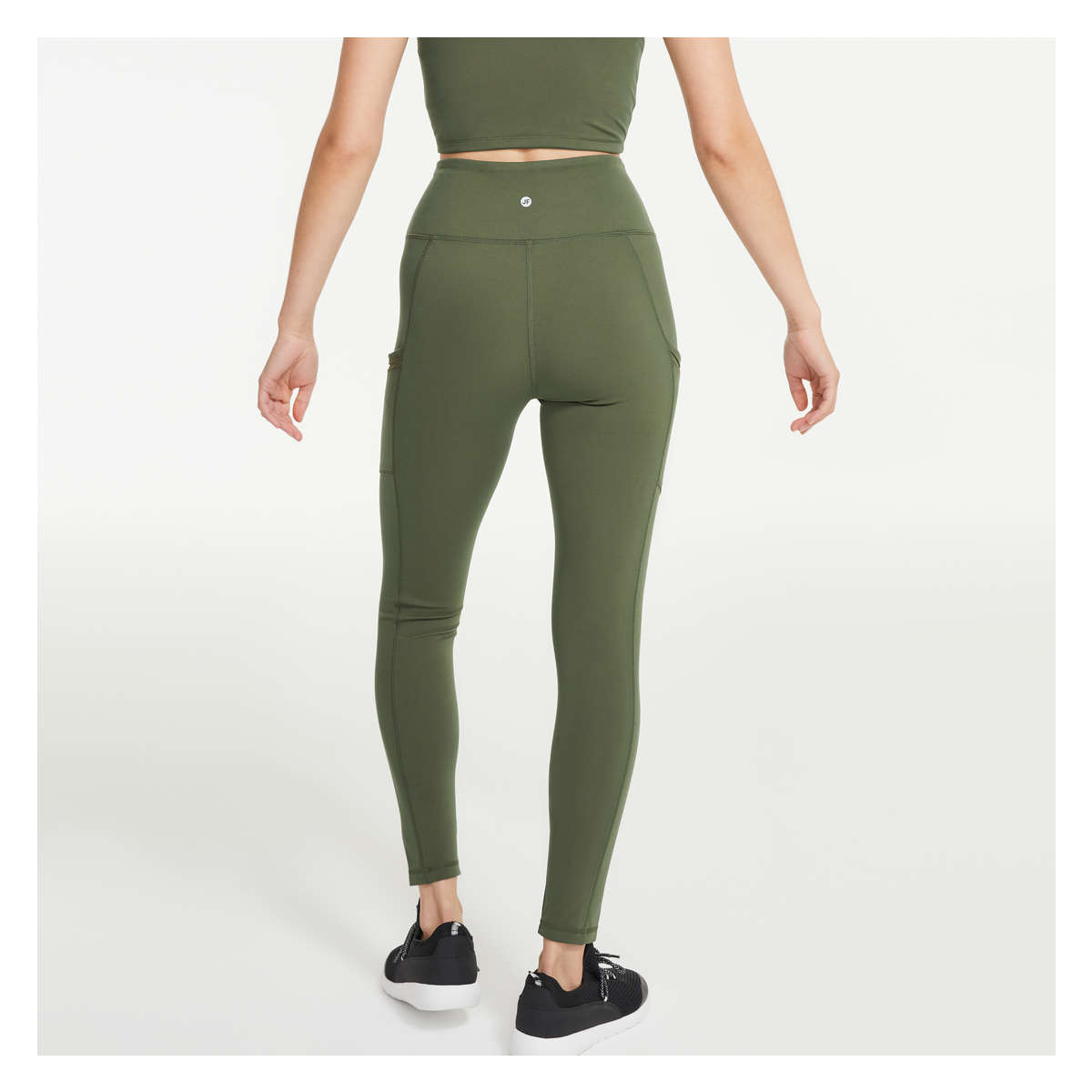 High-Rise Active Legging in Olive from 