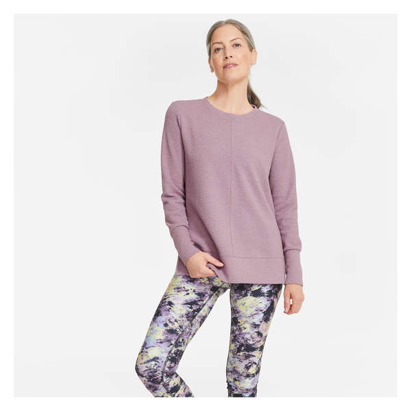 Side Slit Pullover - Pastel Purple