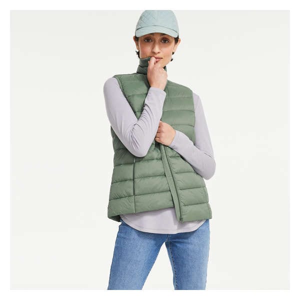 Puffer Vest with PrimaLoft® - Olive