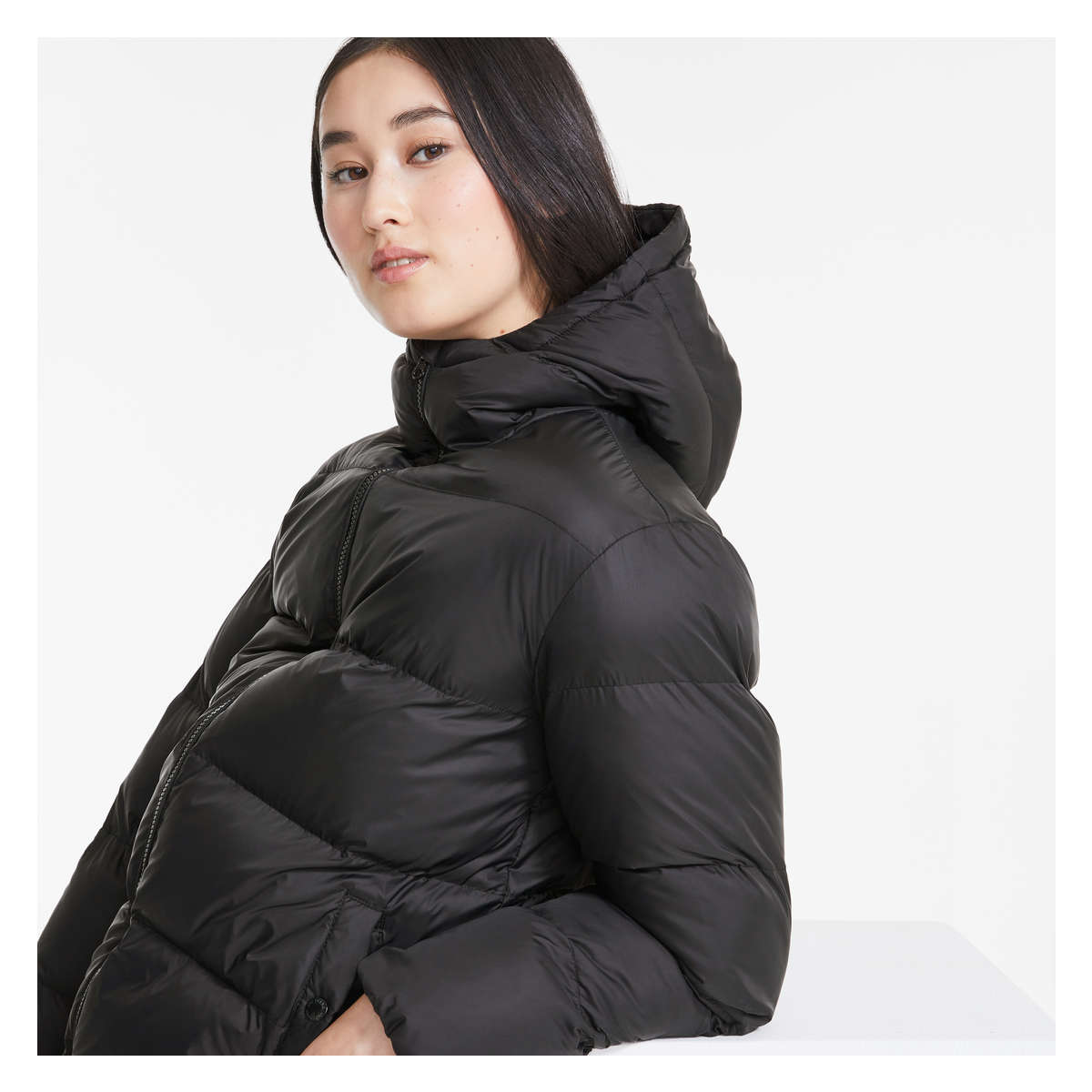 Hooded Puffer Jacket with PrimaLoft® in 