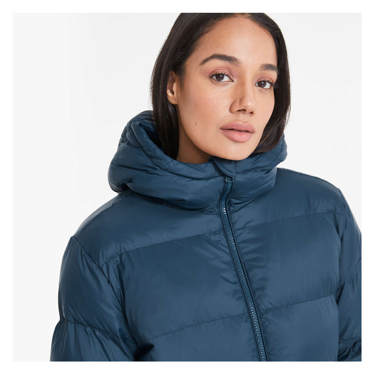 Long Puffer Jacket with PrimaLoft® in 
