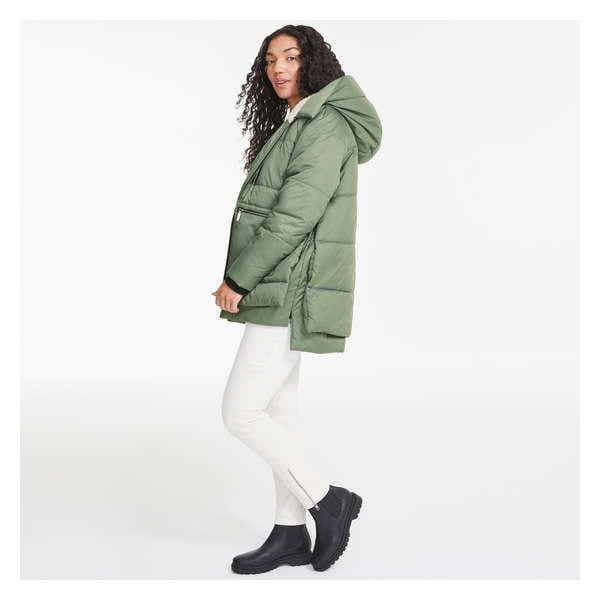 Puffer Jacket with PrimaLoft® - Olive