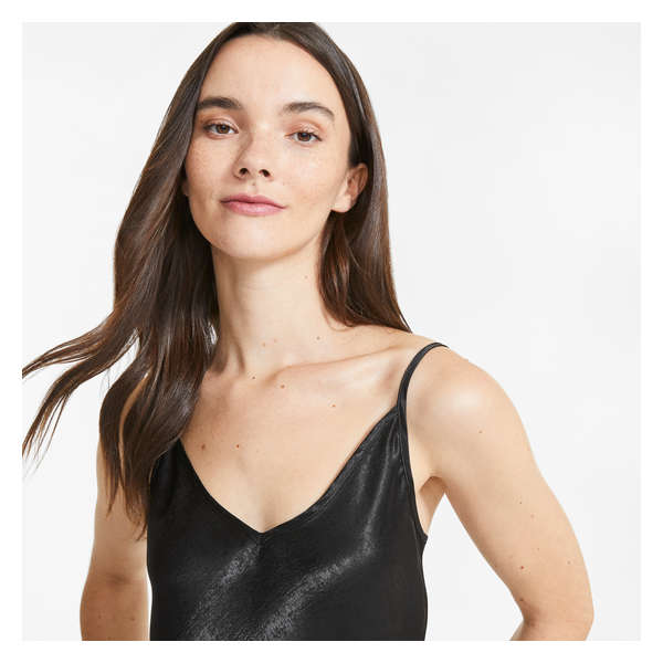 V-Neck Cami - JF Black