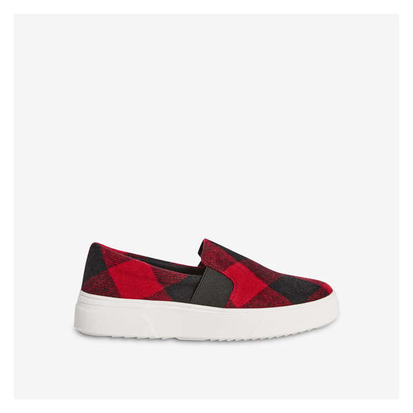 Slip-On Sneakers - Red Mix