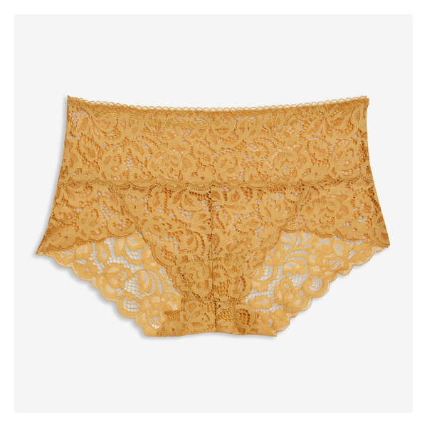 Lace Brief - Gold
