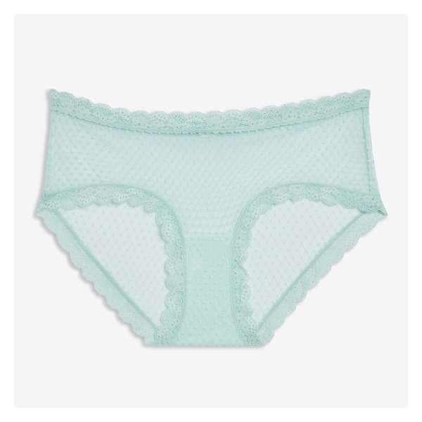 Mesh Dot Boyshort - Blue