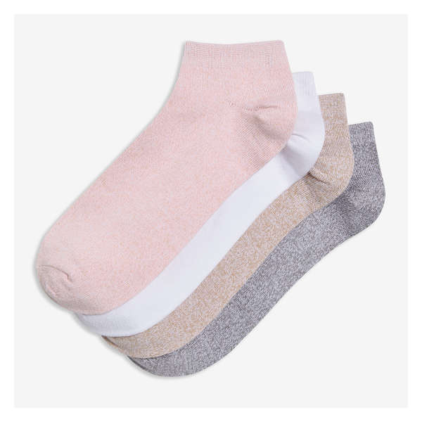 4 Pack Ultra-Soft Low-Cut Socks - Multi