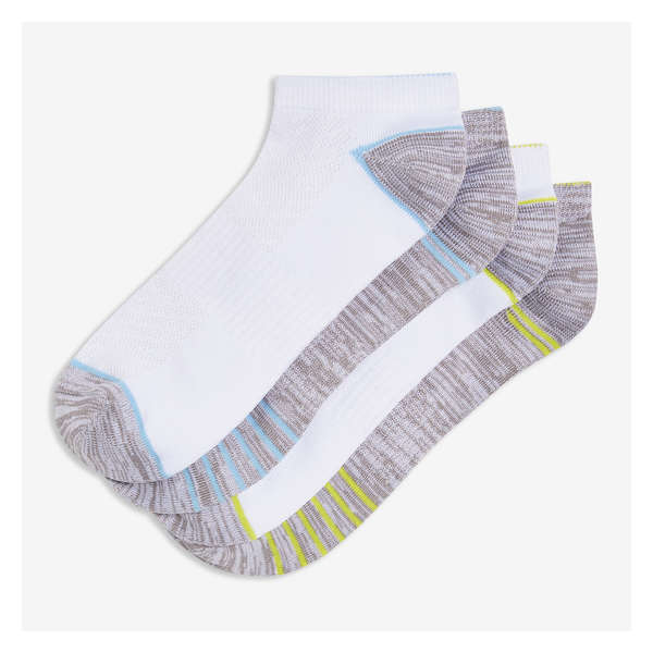 4 Pack Active Low-Cut Socks - White