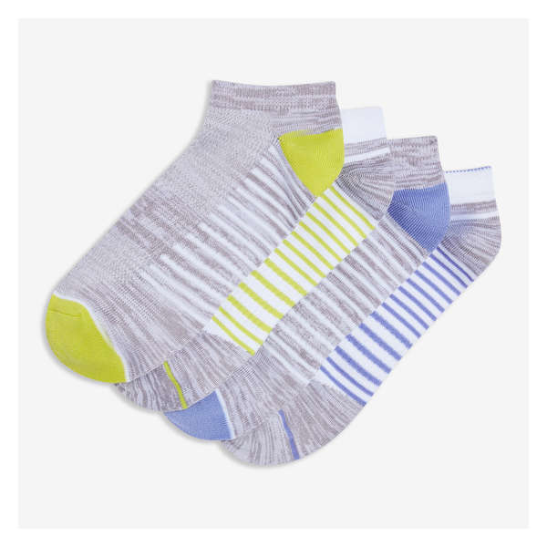 4 Pack Active Low-Cut Socks - Grey