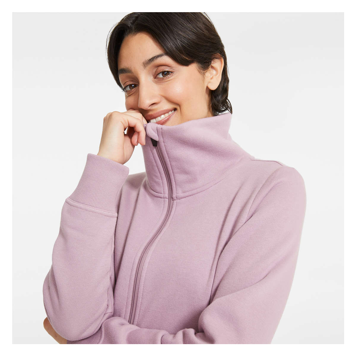 Fleece Jacket in Pastel Purple from Joe 