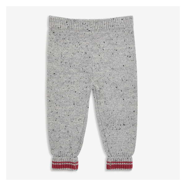 Pantalon en tricot pour bébés garçons - CENDRE GRISE