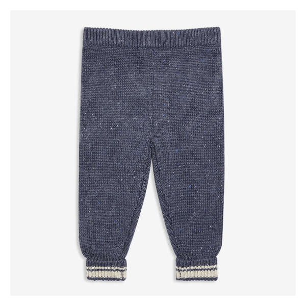 Pantalon en tricot pour bébés garçons - Mélange de marine foncé