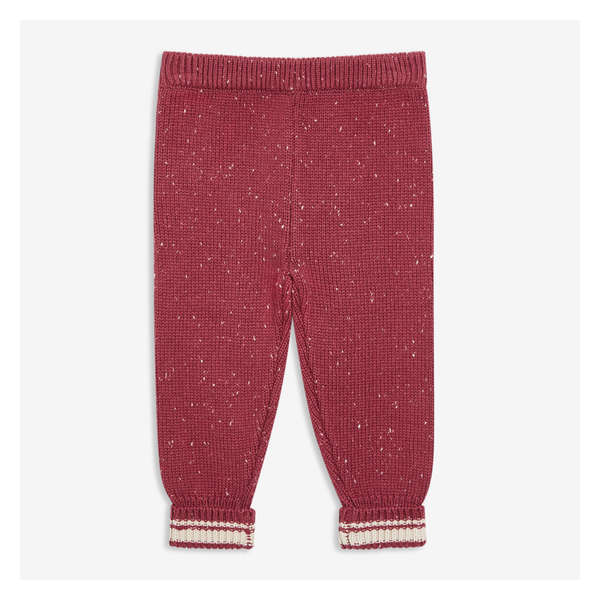 Baby Boys' Sweater Pant - Dusty Red