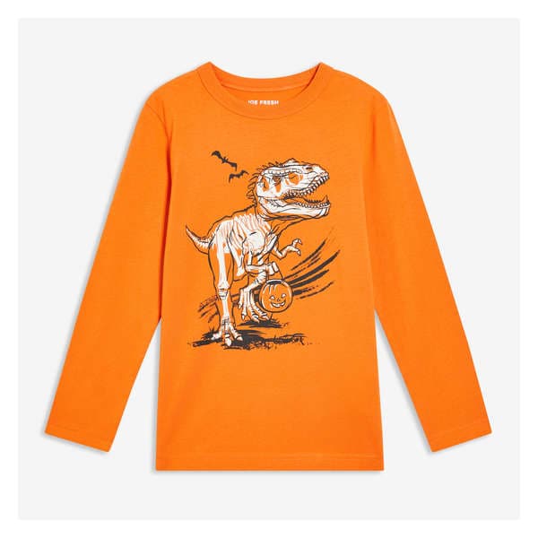 Kid Boys' Graphic Long Sleeve - Orange