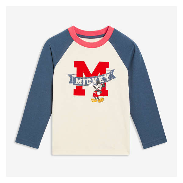 Toddler Disney Mickey Mouse Long Sleeve - Off White