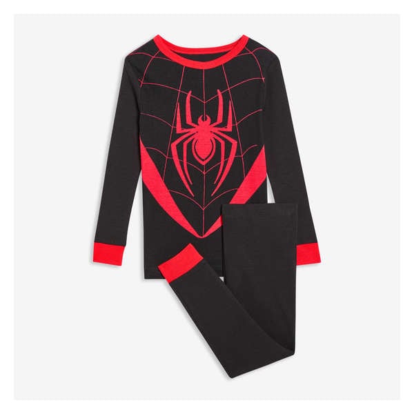 Toddler Marvel Spider-Man Sleep Set - Black