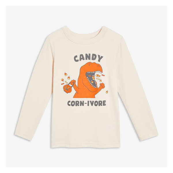 Toddler Boys' Graphic Long Sleeve - Off White