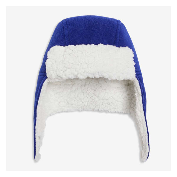 Toddler Boys' Fleece Trapper Hat - Blue