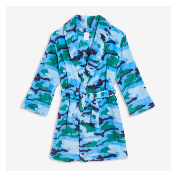 Toddler Boys' Fleece Robe - Light Blue