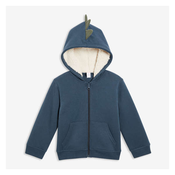 Toddler Boys' Lined Hoodie - Night Shade