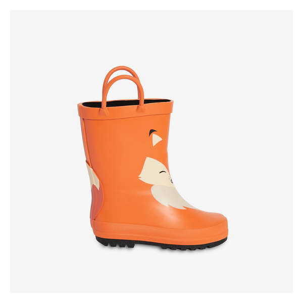 Toddler Boys' Rain Boots - Orange