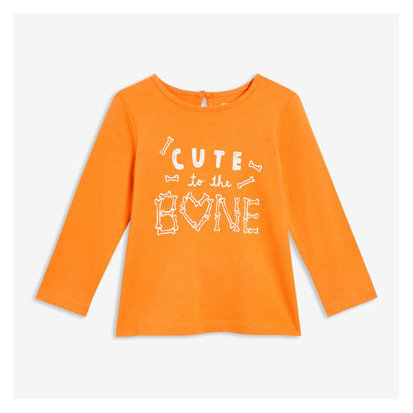 Baby Girls' Long Sleeve - Orange