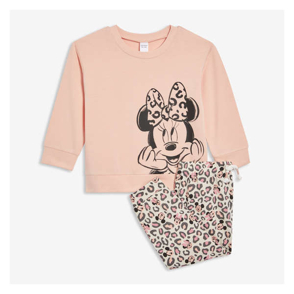 Ens. 2 pièces pour bébés Minnie Mouse de Disney - Rose Pâle
