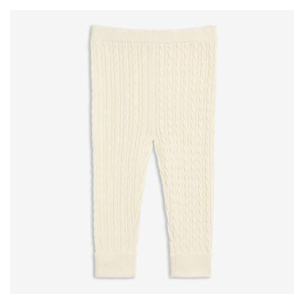 Baby Girls’ Cable Knit Legging - Linen