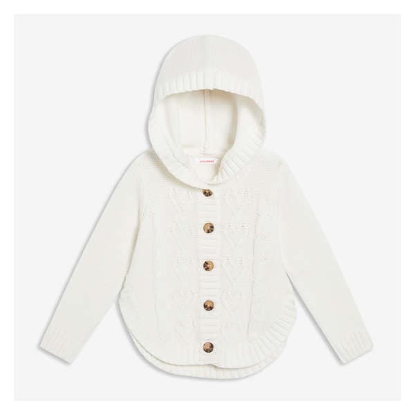 Baby Girls' Cable Knit Cardi - Off White