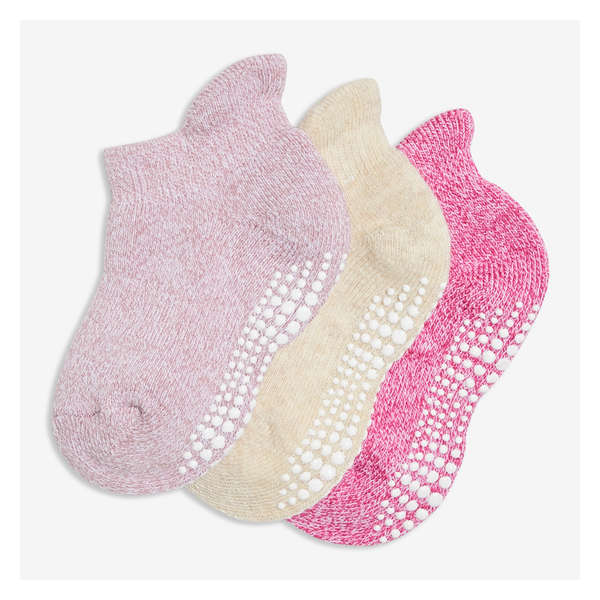 Baby Girls' 3 Pack Low-Cut Socks - Multi