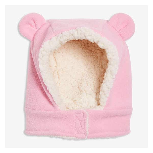 Baby Girls' Fleece Face Cover - Pink