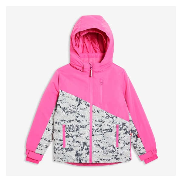 Kid Girls' Ski Jacket with PrimaLoft® - Pink