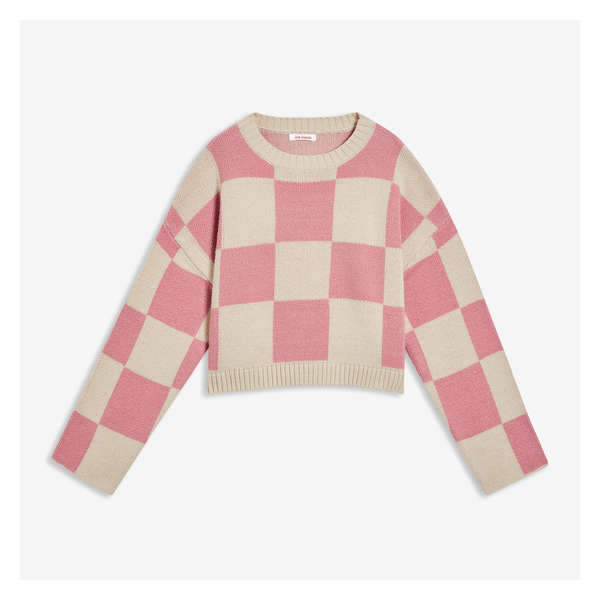 Kid Girls' Crop Sweater - Mauve