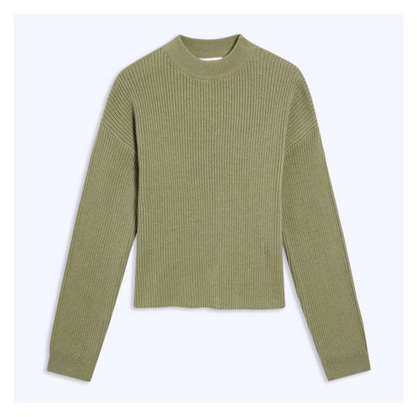 Kid Girls' Sweater - Dusty Green