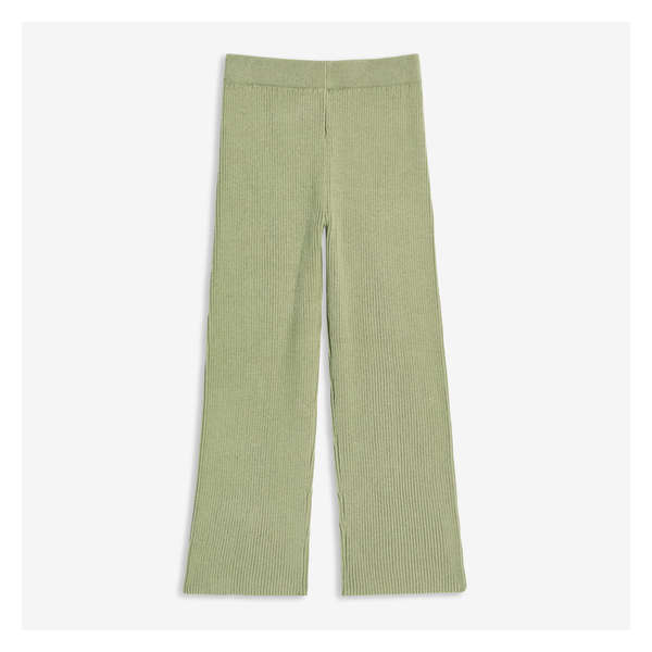 Kid Girls' Wide Leg Pant - Dusty Green