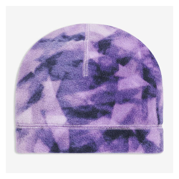 Kid Girls' Fleece Beanie - Dark Purple